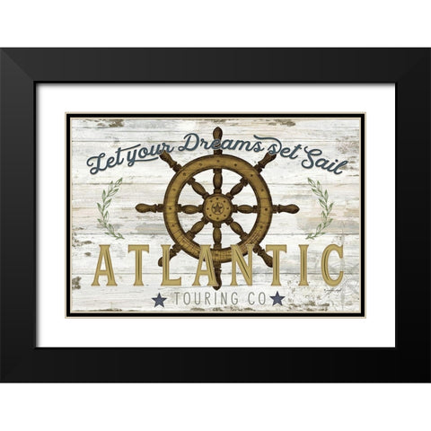 Atlantic Touring Co. Black Modern Wood Framed Art Print with Double Matting by Pugh, Jennifer