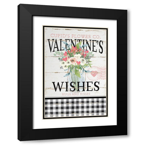 Cupids Flower Co. Black Modern Wood Framed Art Print with Double Matting by Pugh, Jennifer