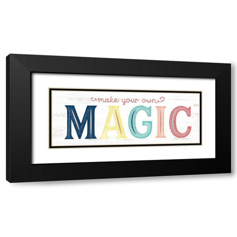 Magic Black Modern Wood Framed Art Print with Double Matting by Pugh, Jennifer