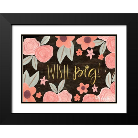Wish Big Black Modern Wood Framed Art Print with Double Matting by Doucette, Katie