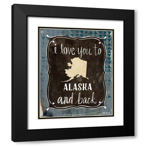 Alaska and Back Black Modern Wood Framed Art Print with Double Matting by Doucette, Katie