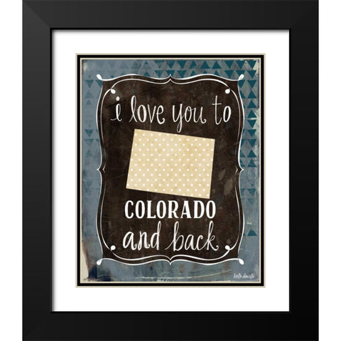 Colorado and Back Black Modern Wood Framed Art Print with Double Matting by Doucette, Katie