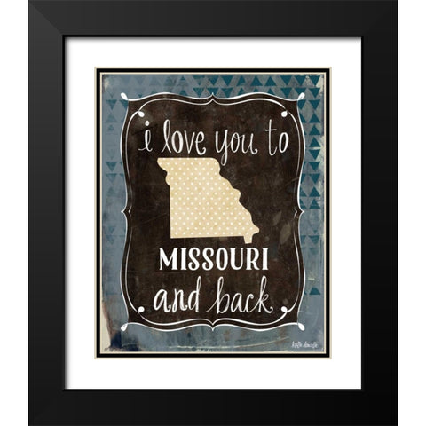 Missouri and Back Black Modern Wood Framed Art Print with Double Matting by Doucette, Katie