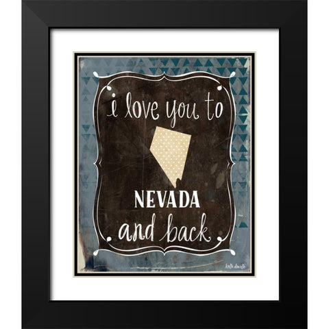 Nevada and Back Black Modern Wood Framed Art Print with Double Matting by Doucette, Katie