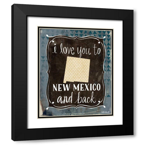 New Mexico and Back Black Modern Wood Framed Art Print with Double Matting by Doucette, Katie