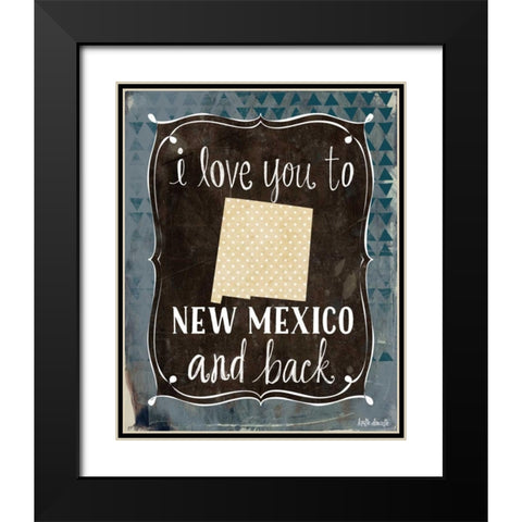 New Mexico and Back Black Modern Wood Framed Art Print with Double Matting by Doucette, Katie