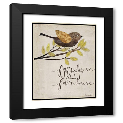 Farmhouse Sweet Farmhouse Black Modern Wood Framed Art Print with Double Matting by Doucette, Katie