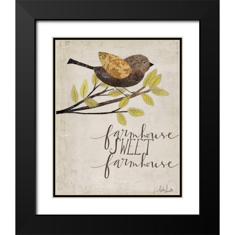Farmhouse Sweet Farmhouse Black Modern Wood Framed Art Print with Double Matting by Doucette, Katie