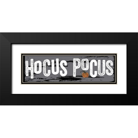 Hocus Pocus Black Modern Wood Framed Art Print with Double Matting by Doucette, Katie