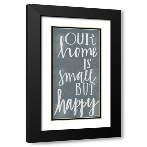 Small Home Black Modern Wood Framed Art Print with Double Matting by Doucette, Katie