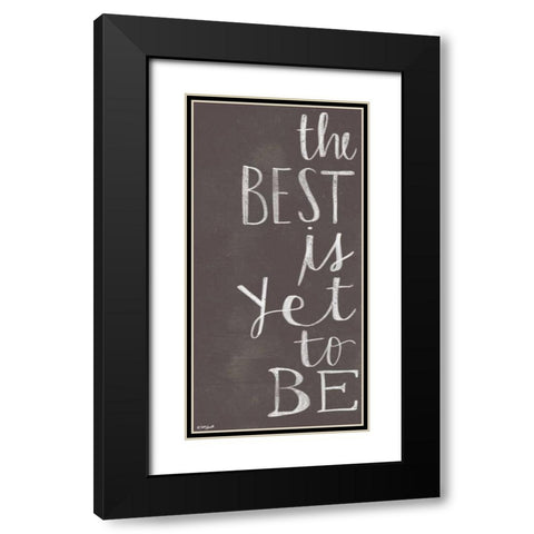The Best to Be Black Modern Wood Framed Art Print with Double Matting by Doucette, Katie