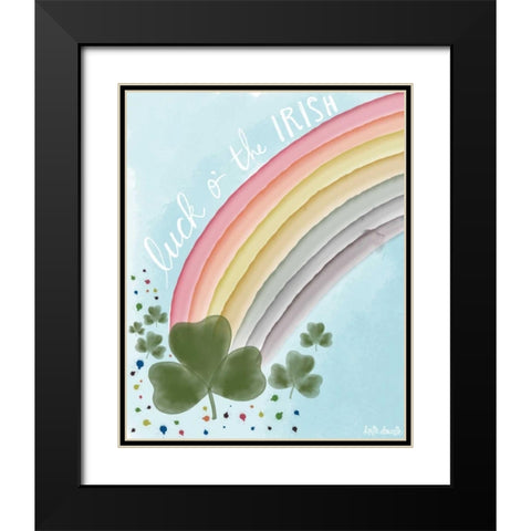 Irish Black Modern Wood Framed Art Print with Double Matting by Doucette, Katie