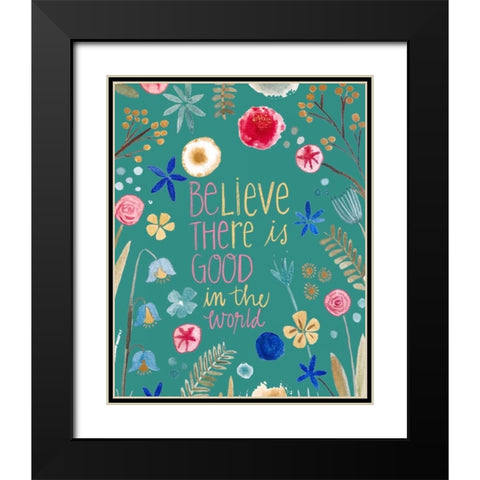 Be the Good Black Modern Wood Framed Art Print with Double Matting by Doucette, Katie