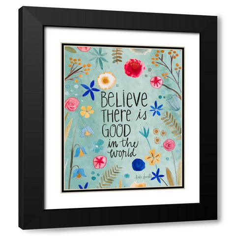 Be the Good Black Modern Wood Framed Art Print with Double Matting by Doucette, Katie