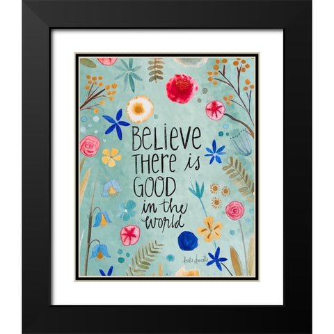 Be the Good Black Modern Wood Framed Art Print with Double Matting by Doucette, Katie