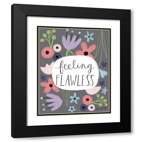 Feeling Flawless Black Modern Wood Framed Art Print with Double Matting by Doucette, Katie