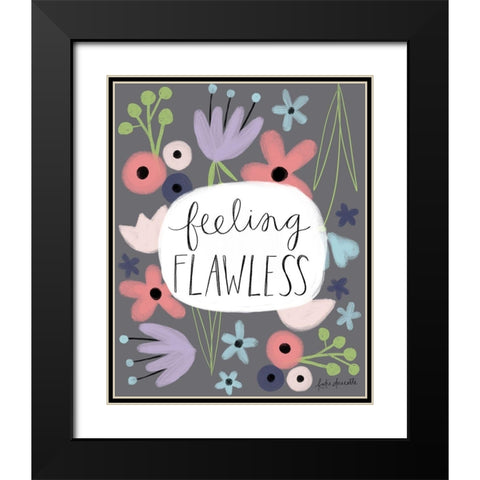 Feeling Flawless Black Modern Wood Framed Art Print with Double Matting by Doucette, Katie