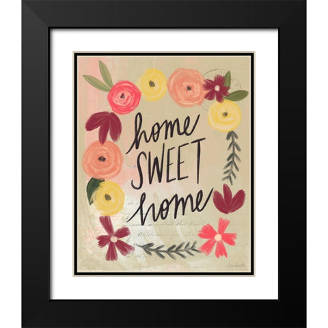 Sweet Home Black Modern Wood Framed Art Print with Double Matting by Doucette, Katie