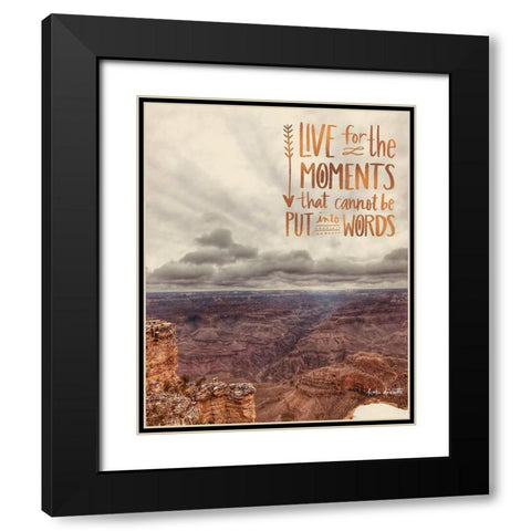 Grand Canyon Black Modern Wood Framed Art Print with Double Matting by Doucette, Katie