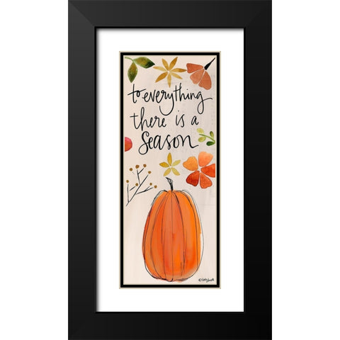 Season Black Modern Wood Framed Art Print with Double Matting by Doucette, Katie