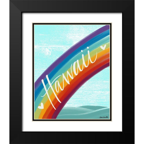Hawaii Black Modern Wood Framed Art Print with Double Matting by Doucette, Katie