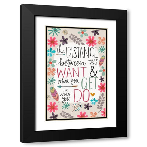 Distance Black Modern Wood Framed Art Print with Double Matting by Doucette, Katie