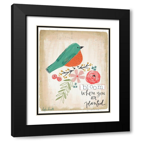 Planted Black Modern Wood Framed Art Print with Double Matting by Doucette, Katie