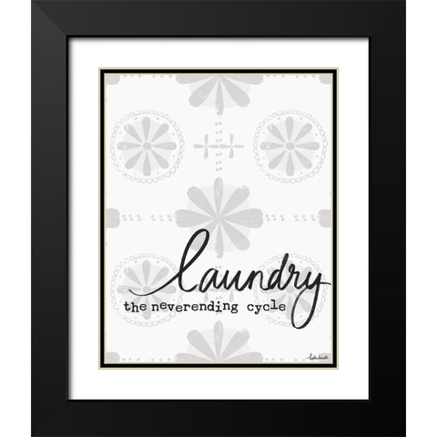 Laundry Cycle Black Modern Wood Framed Art Print with Double Matting by Doucette, Katie
