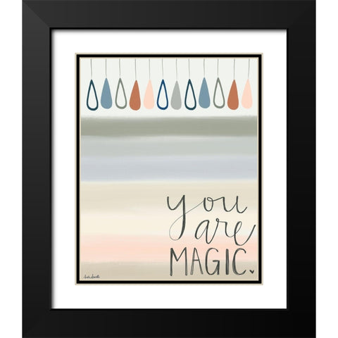 You Are Magic Black Modern Wood Framed Art Print with Double Matting by Doucette, Katie