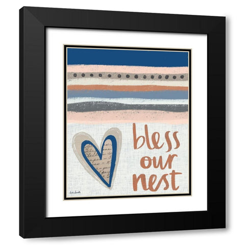 Bless Our Nest Black Modern Wood Framed Art Print with Double Matting by Doucette, Katie