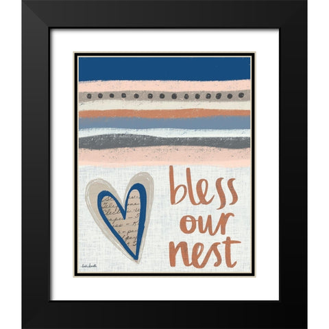 Bless Our Nest Black Modern Wood Framed Art Print with Double Matting by Doucette, Katie