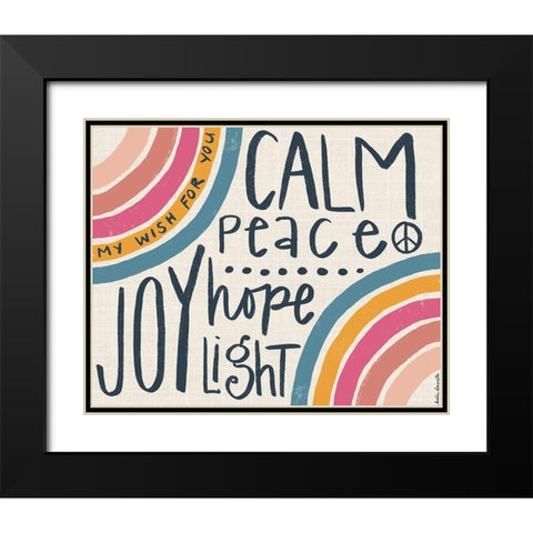 My Wish for You Black Modern Wood Framed Art Print with Double Matting by Doucette, Katie