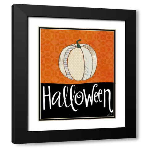 Halloween Black Modern Wood Framed Art Print with Double Matting by Doucette, Katie