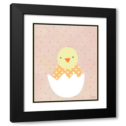 Chick Black Modern Wood Framed Art Print with Double Matting by Doucette, Katie