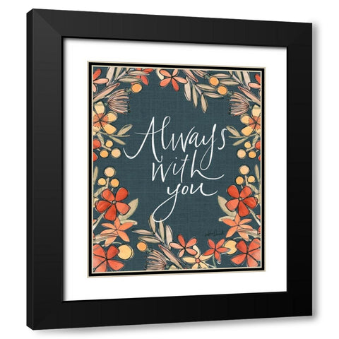 Always With You Black Modern Wood Framed Art Print with Double Matting by Doucette, Katie