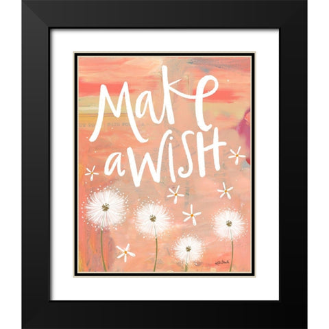 Make a Wish Black Modern Wood Framed Art Print with Double Matting by Doucette, Katie