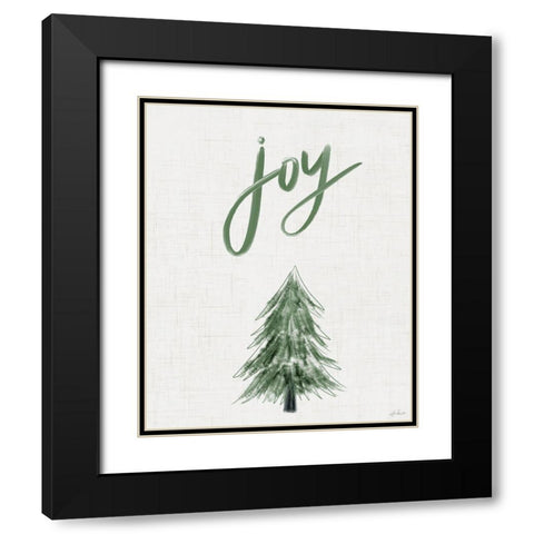 Joy   Black Modern Wood Framed Art Print with Double Matting by Doucette, Katie