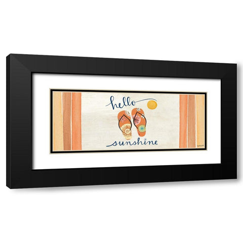 Hello Sunshine Black Modern Wood Framed Art Print with Double Matting by Doucette, Katie