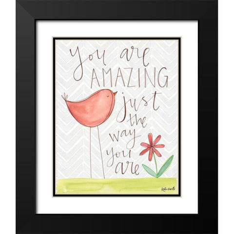 Amazing Black Modern Wood Framed Art Print with Double Matting by Doucette, Katie