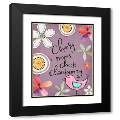 Choosy Moms Black Modern Wood Framed Art Print with Double Matting by Doucette, Katie