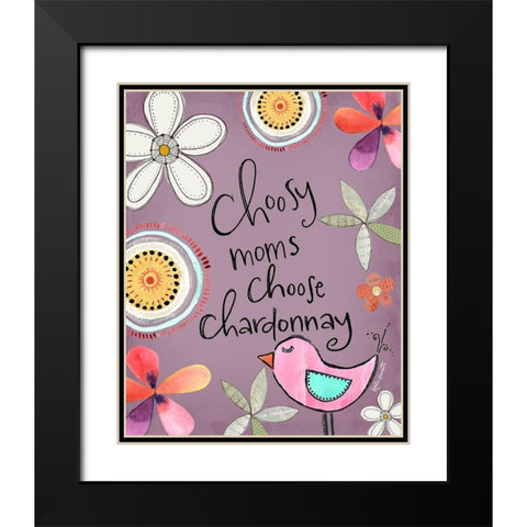 Choosy Moms Black Modern Wood Framed Art Print with Double Matting by Doucette, Katie