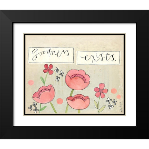 Goodness Exists Black Modern Wood Framed Art Print with Double Matting by Doucette, Katie