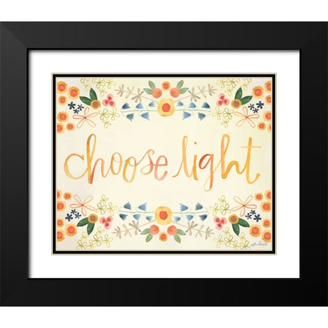 Choose Light Black Modern Wood Framed Art Print with Double Matting by Doucette, Katie