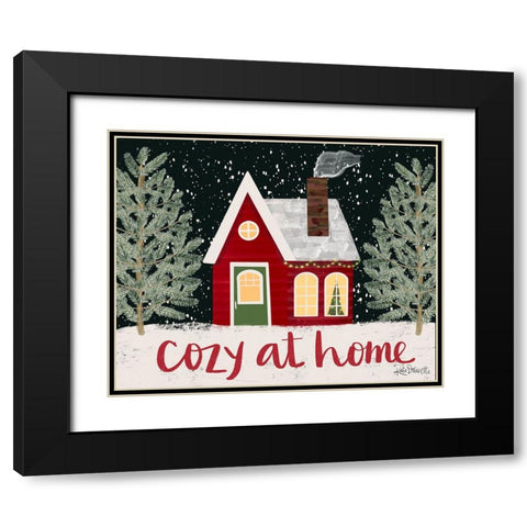 Cozy at Home Black Modern Wood Framed Art Print with Double Matting by Doucette, Katie