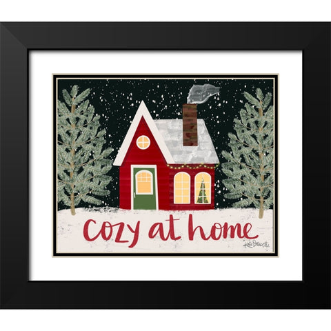 Cozy at Home Black Modern Wood Framed Art Print with Double Matting by Doucette, Katie