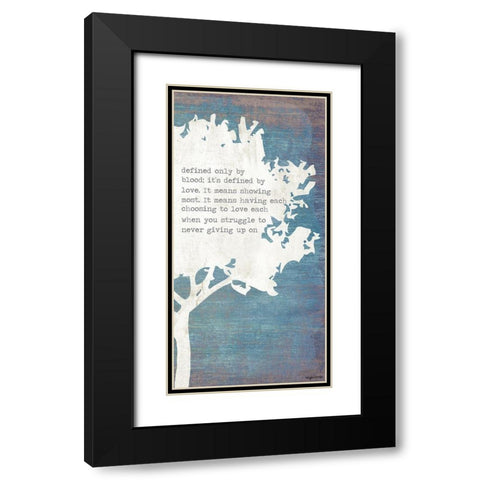 Right Tree Black Modern Wood Framed Art Print with Double Matting by Brown, Kyra