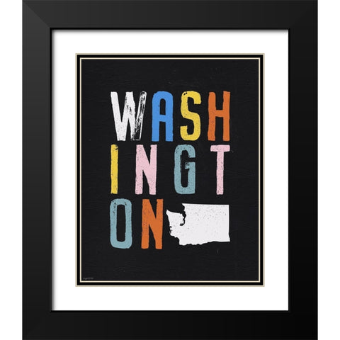 Washington Black Modern Wood Framed Art Print with Double Matting by Brown, Kyra
