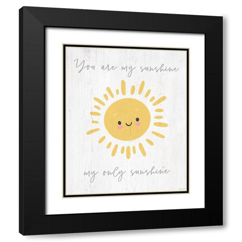 Only Sunshine Black Modern Wood Framed Art Print with Double Matting by Brown, Kyra