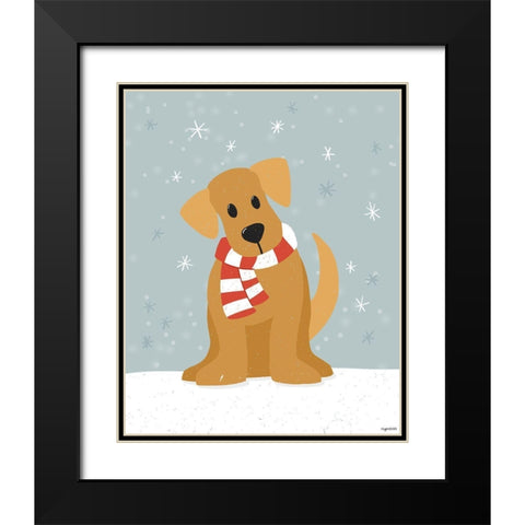 Goldie Black Modern Wood Framed Art Print with Double Matting by Brown, Kyra