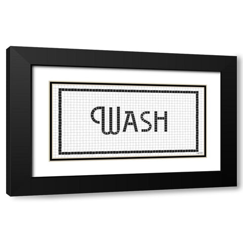 Wash Black Modern Wood Framed Art Print with Double Matting by Brown, Kyra